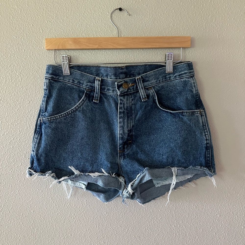 Rustler Vintage Denim Cutoff High Rise Jean Shorts
